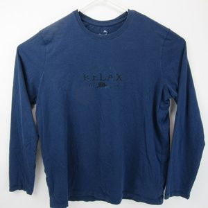 Tommy Bahama Relax Long Sleeve Tee Sweater Blue